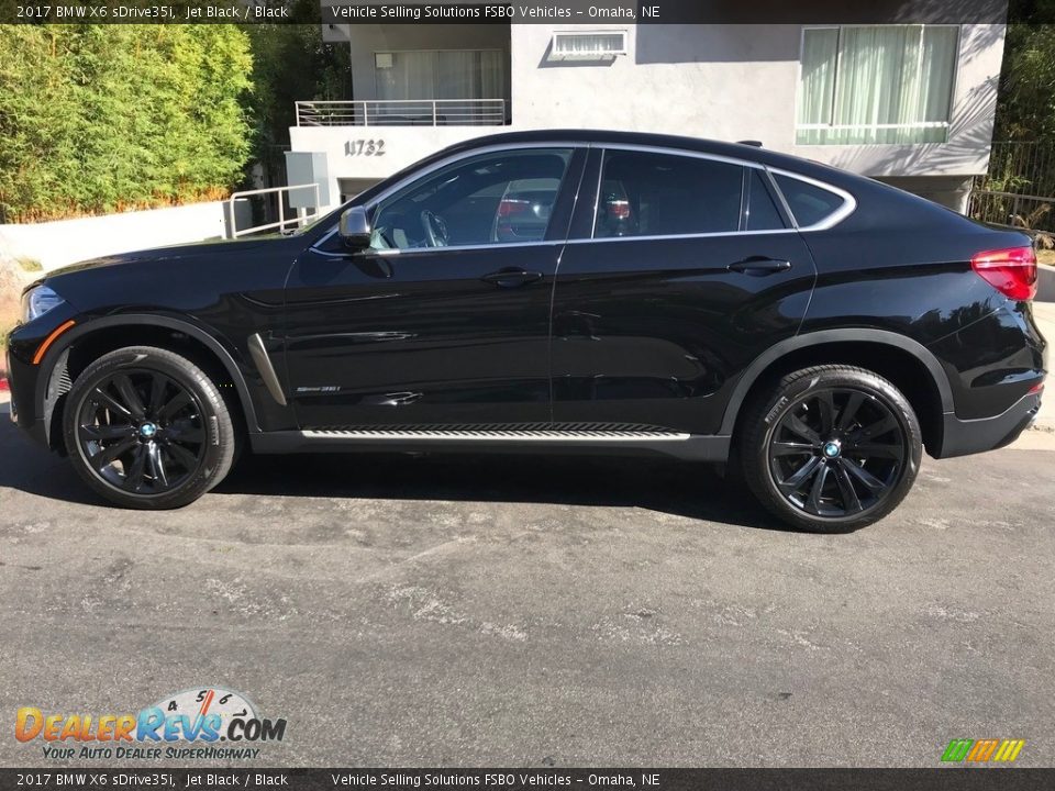 2017 BMW X6 sDrive35i Jet Black / Black Photo #21