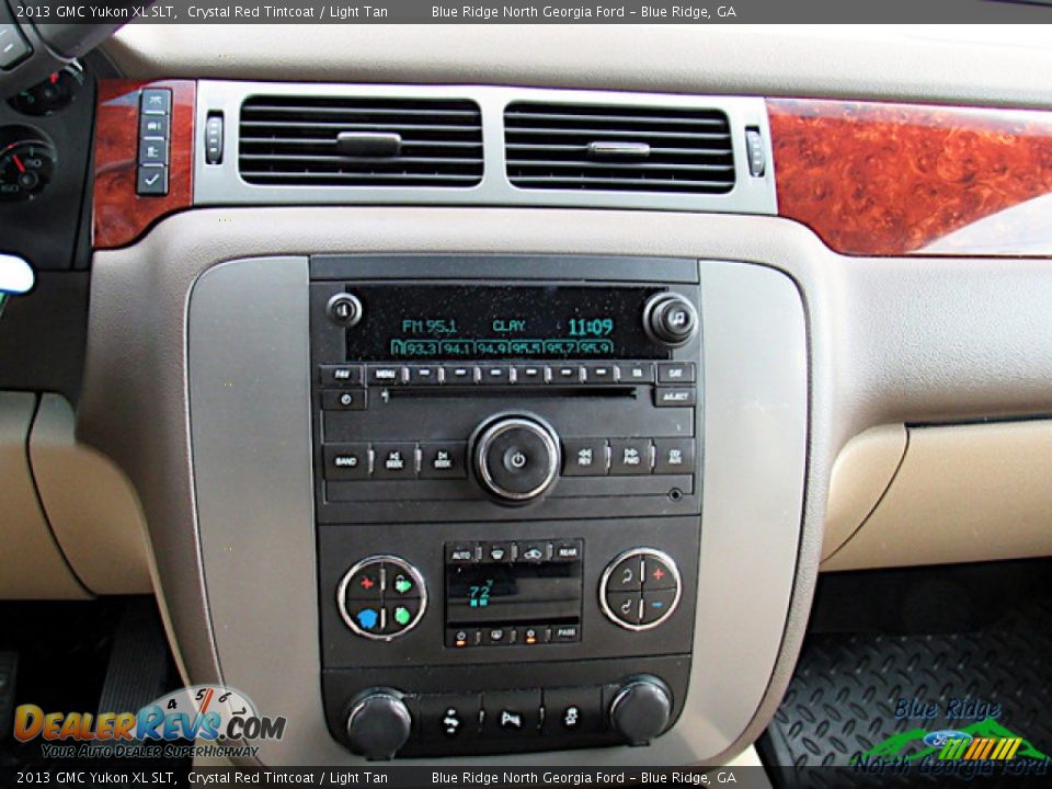 2013 GMC Yukon XL SLT Crystal Red Tintcoat / Light Tan Photo #18