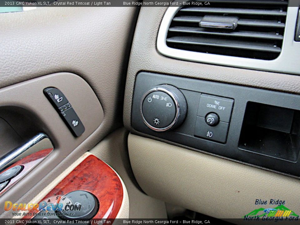 2013 GMC Yukon XL SLT Crystal Red Tintcoat / Light Tan Photo #20