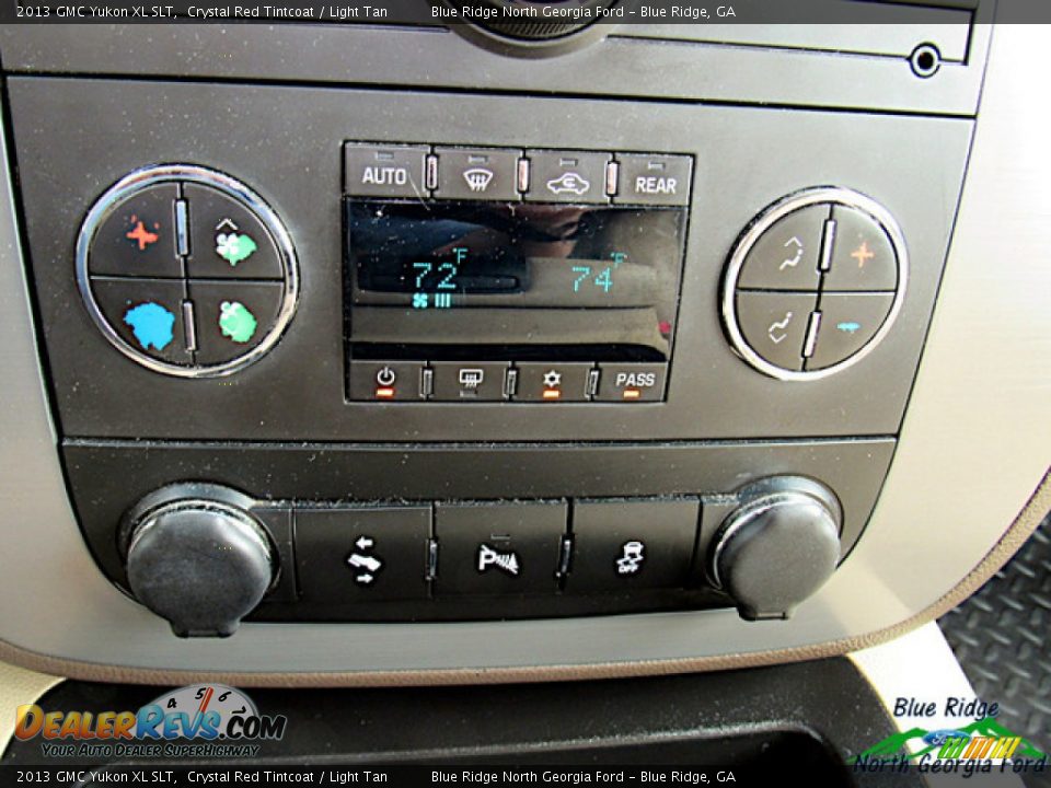 2013 GMC Yukon XL SLT Crystal Red Tintcoat / Light Tan Photo #21