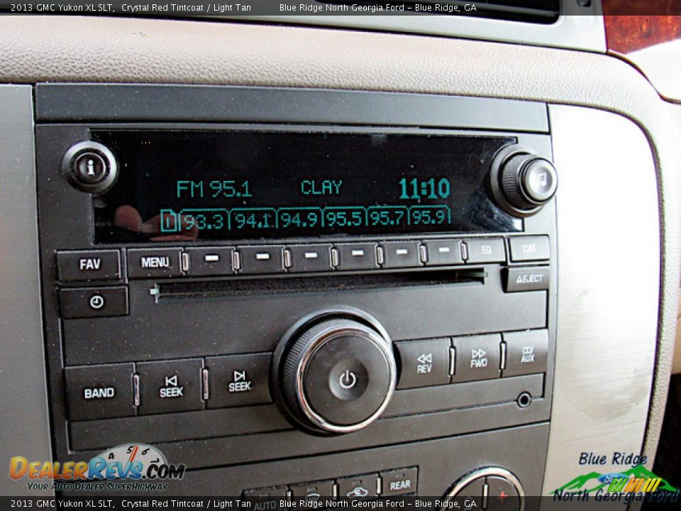 2013 GMC Yukon XL SLT Crystal Red Tintcoat / Light Tan Photo #22