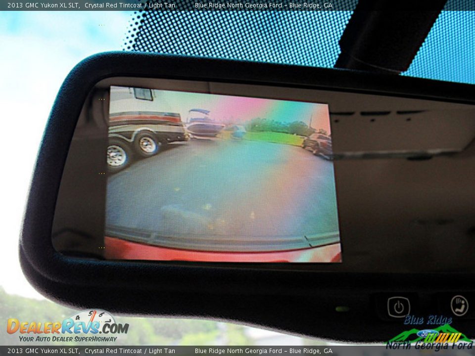 2013 GMC Yukon XL SLT Crystal Red Tintcoat / Light Tan Photo #23