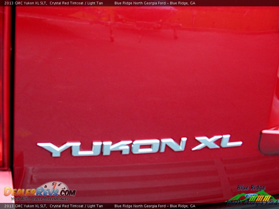 2013 GMC Yukon XL SLT Crystal Red Tintcoat / Light Tan Photo #34