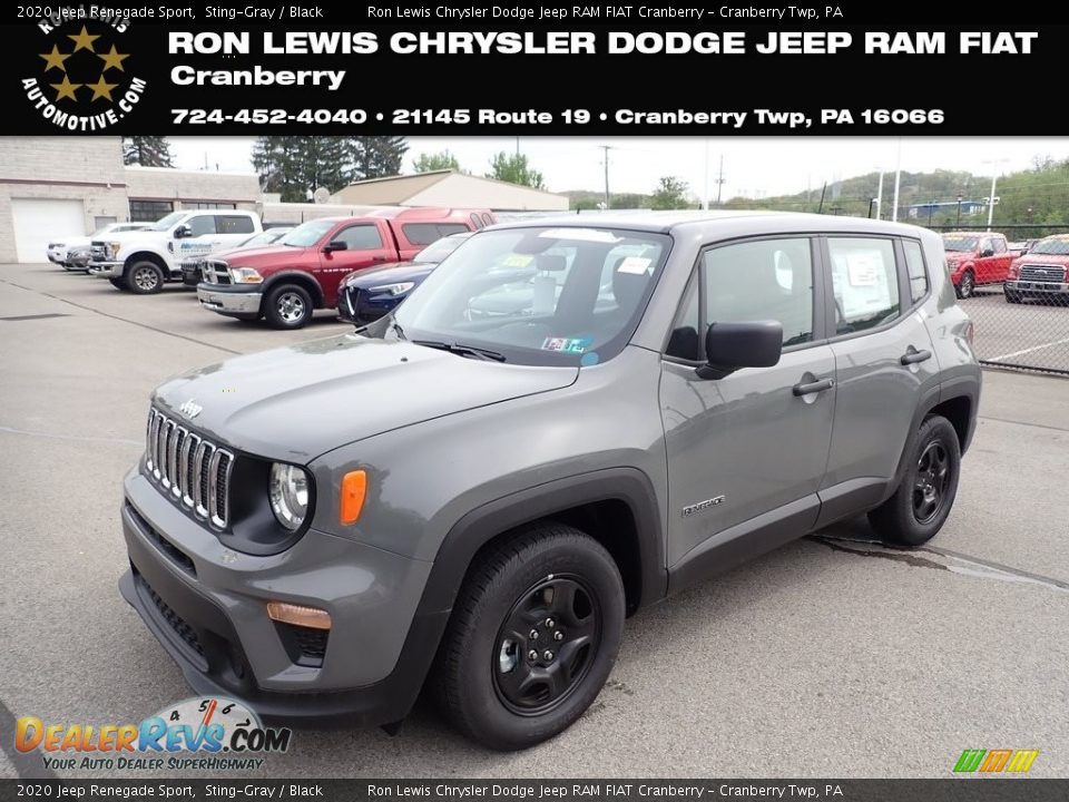 2020 Jeep Renegade Sport Sting-Gray / Black Photo #1