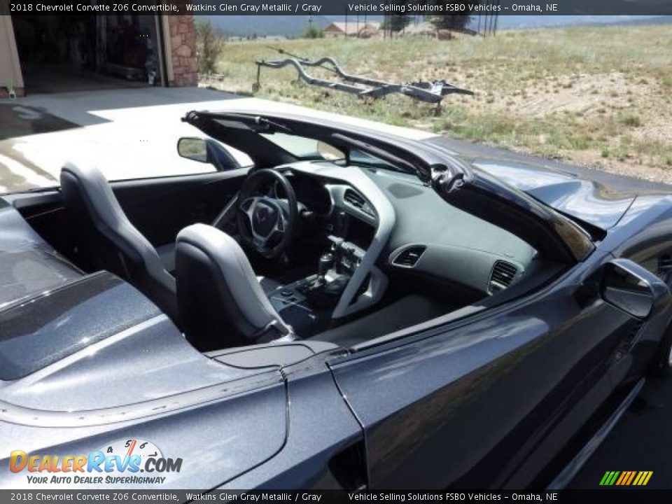 2018 Chevrolet Corvette Z06 Convertible Watkins Glen Gray Metallic / Gray Photo #6