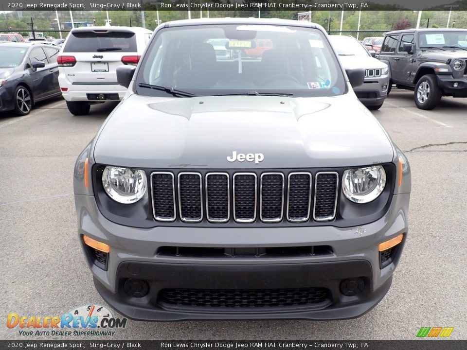 2020 Jeep Renegade Sport Sting-Gray / Black Photo #8