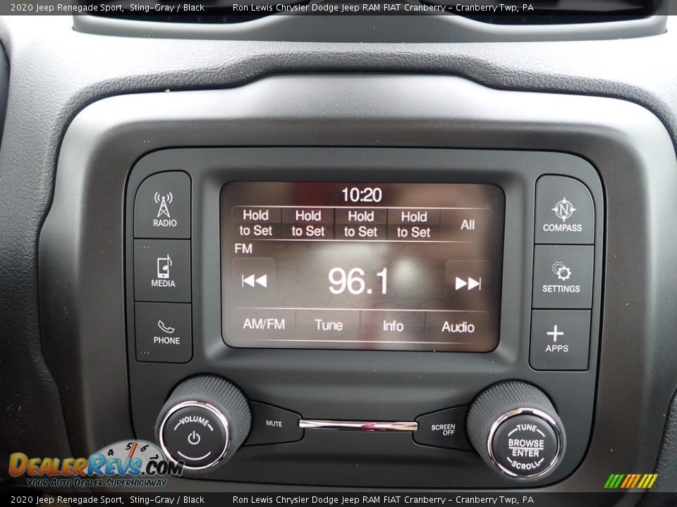 2020 Jeep Renegade Sport Sting-Gray / Black Photo #17