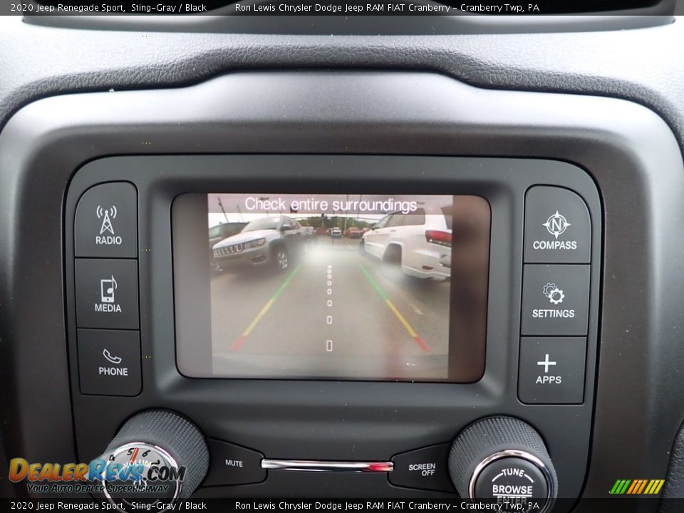2020 Jeep Renegade Sport Sting-Gray / Black Photo #18