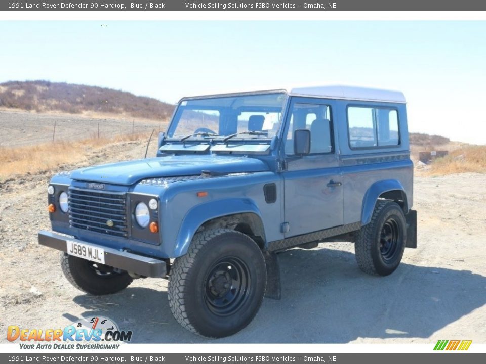 1991 Land Rover Defender 90 Hardtop Blue / Black Photo #1