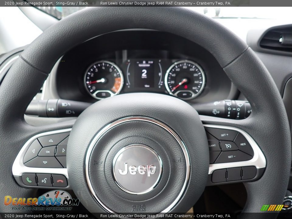 2020 Jeep Renegade Sport Sting-Gray / Black Photo #19
