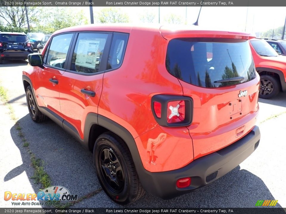 2020 Jeep Renegade Sport Omaha Orange / Black Photo #3