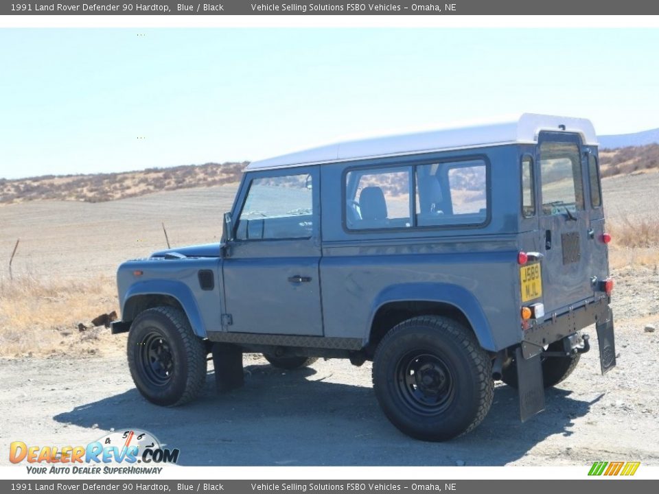 1991 Land Rover Defender 90 Hardtop Blue / Black Photo #5