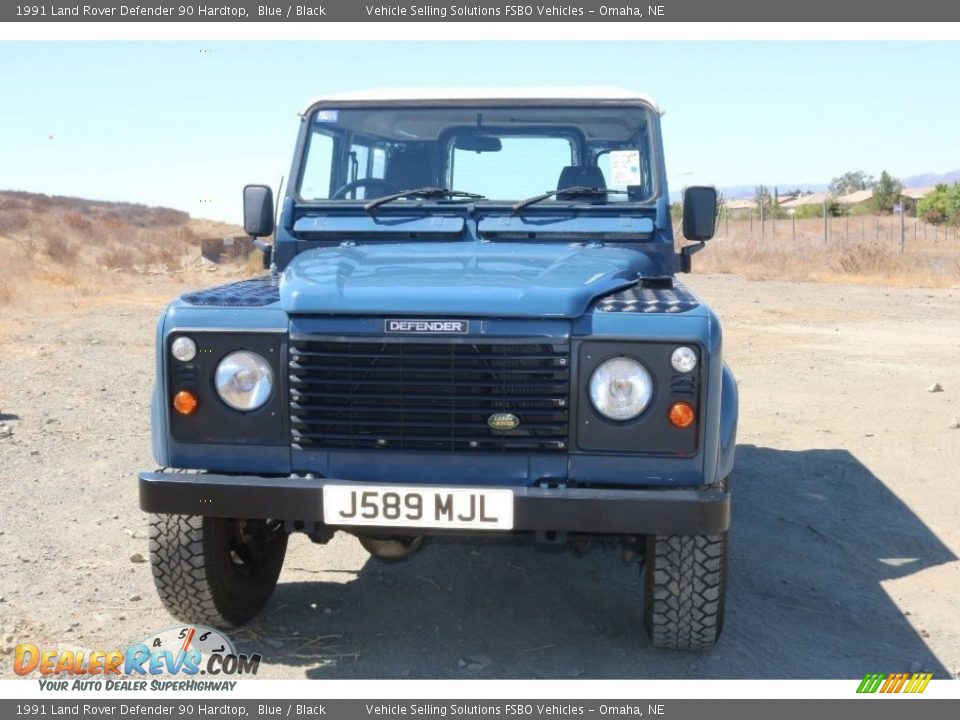 1991 Land Rover Defender 90 Hardtop Blue / Black Photo #6