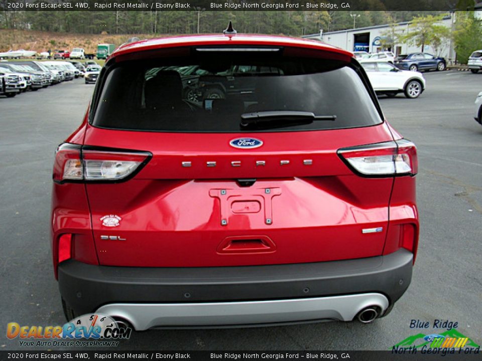 2020 Ford Escape SEL 4WD Rapid Red Metallic / Ebony Black Photo #4