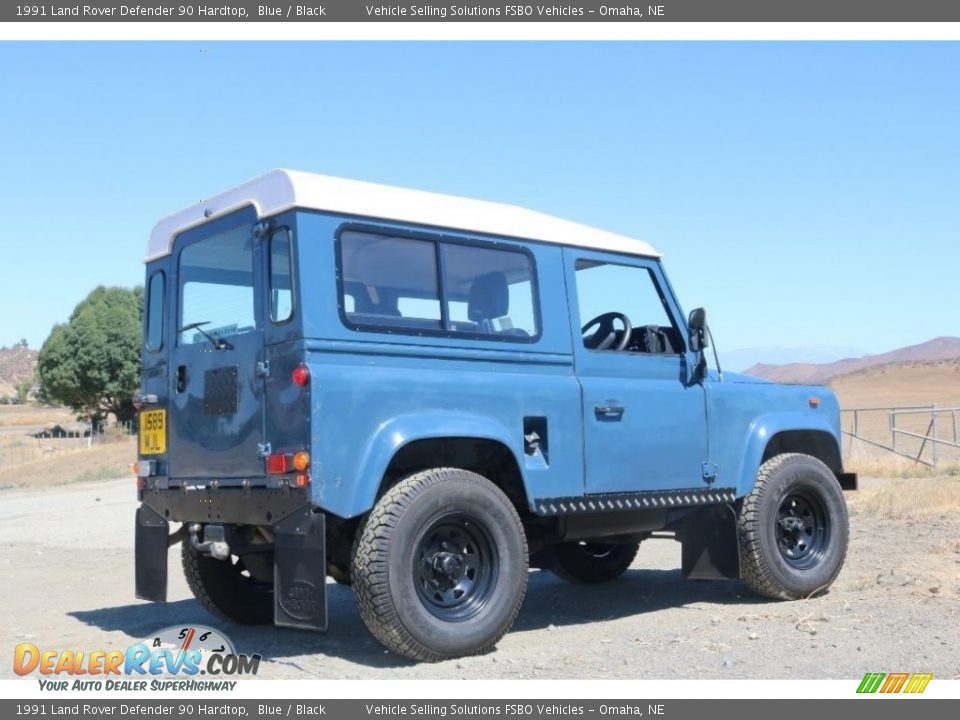 1991 Land Rover Defender 90 Hardtop Blue / Black Photo #7