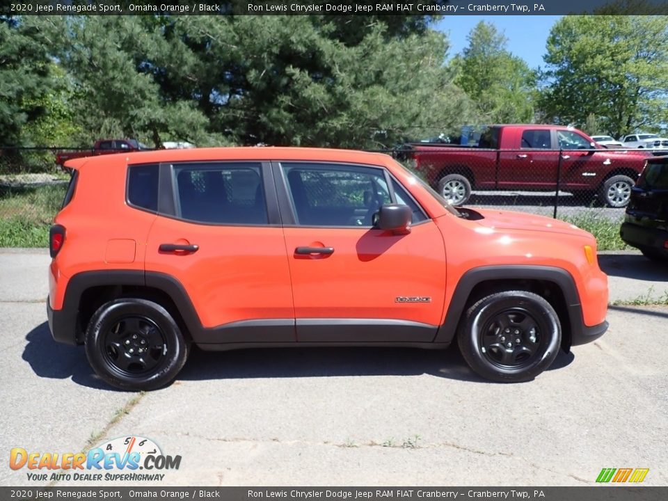 2020 Jeep Renegade Sport Omaha Orange / Black Photo #6