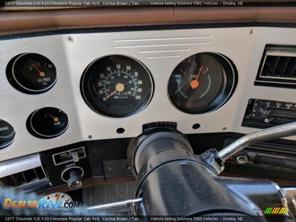 1977 Chevrolet C/K K10 Cheyenne Regular Cab 4x4 Gauges Photo #2