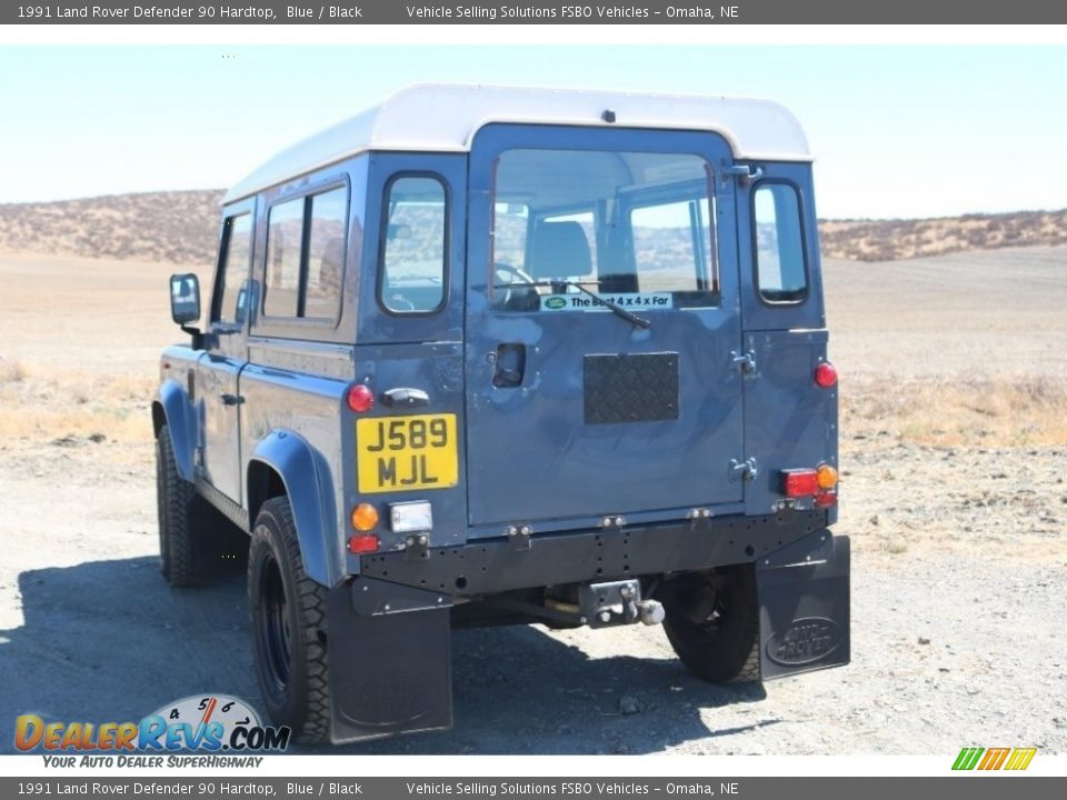 1991 Land Rover Defender 90 Hardtop Blue / Black Photo #8