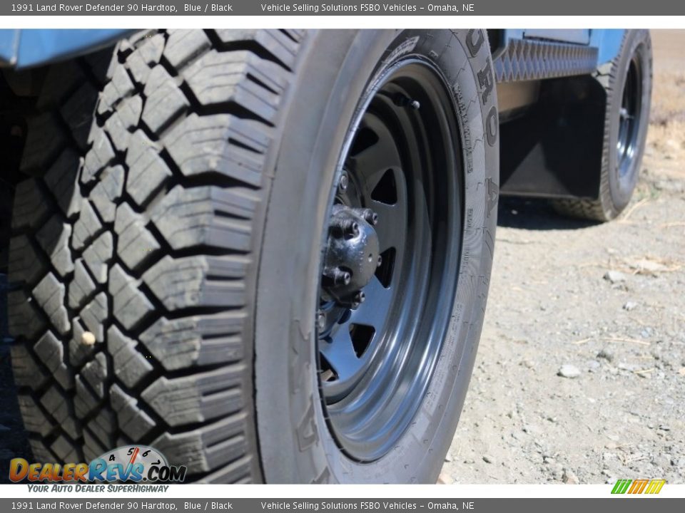 1991 Land Rover Defender 90 Hardtop Blue / Black Photo #9