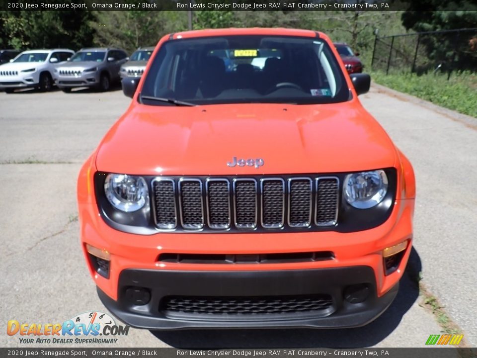 2020 Jeep Renegade Sport Omaha Orange / Black Photo #8