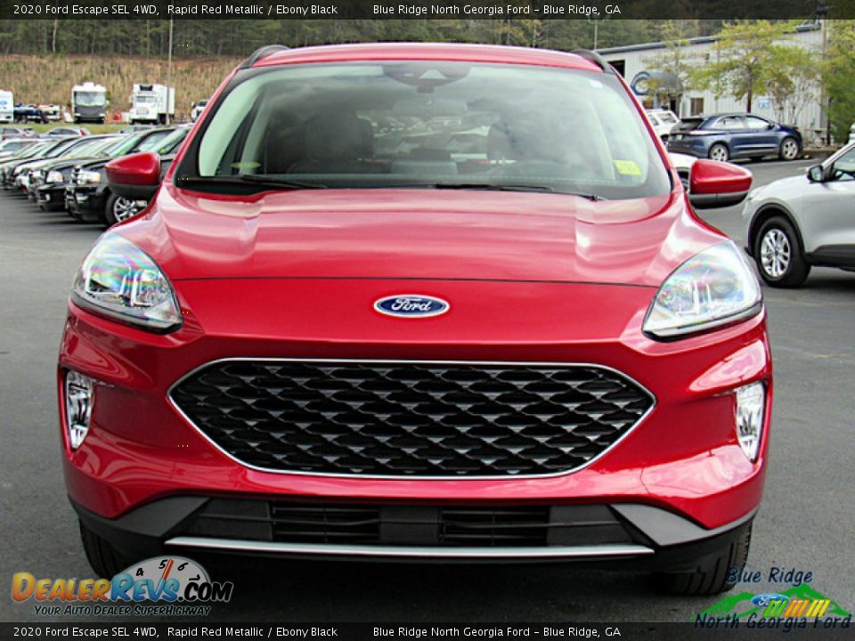 2020 Ford Escape SEL 4WD Rapid Red Metallic / Ebony Black Photo #8
