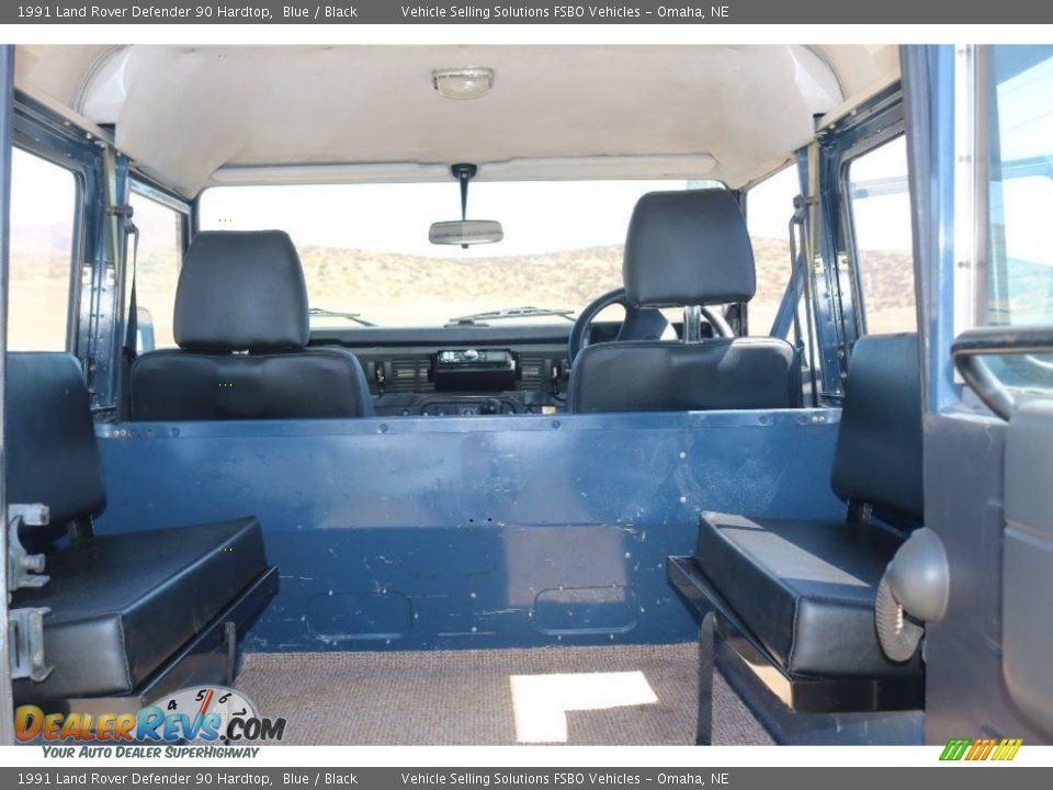 1991 Land Rover Defender 90 Hardtop Blue / Black Photo #11