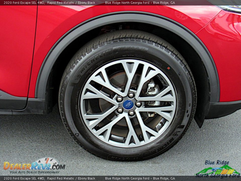 2020 Ford Escape SEL 4WD Rapid Red Metallic / Ebony Black Photo #9
