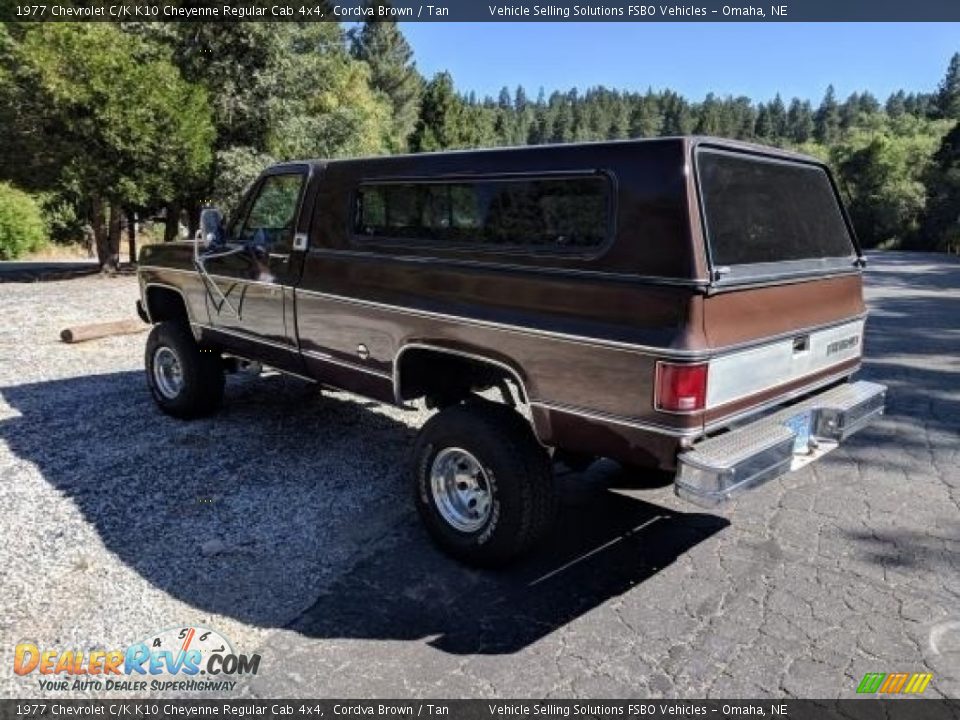 Cordva Brown 1977 Chevrolet C/K K10 Cheyenne Regular Cab 4x4 Photo #7