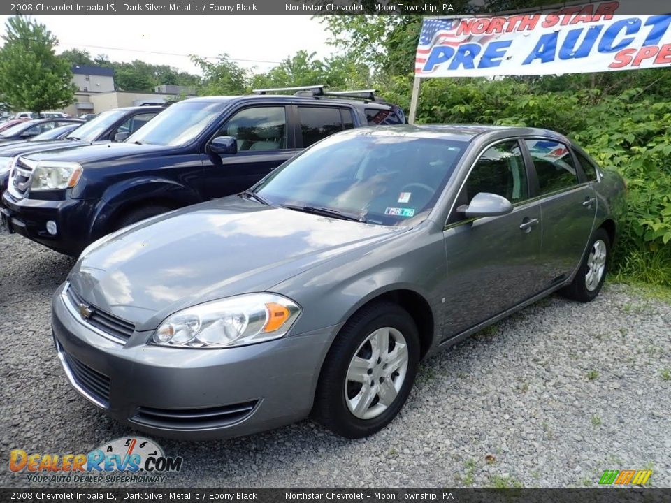 2008 Chevrolet Impala LS Dark Silver Metallic / Ebony Black Photo #1