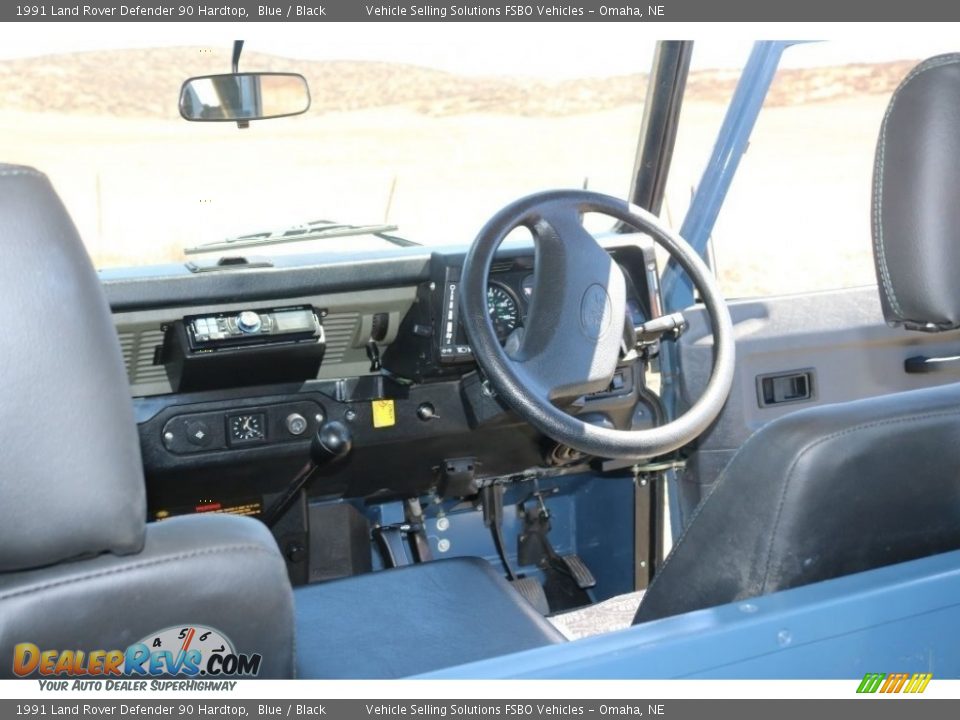 1991 Land Rover Defender 90 Hardtop Blue / Black Photo #12