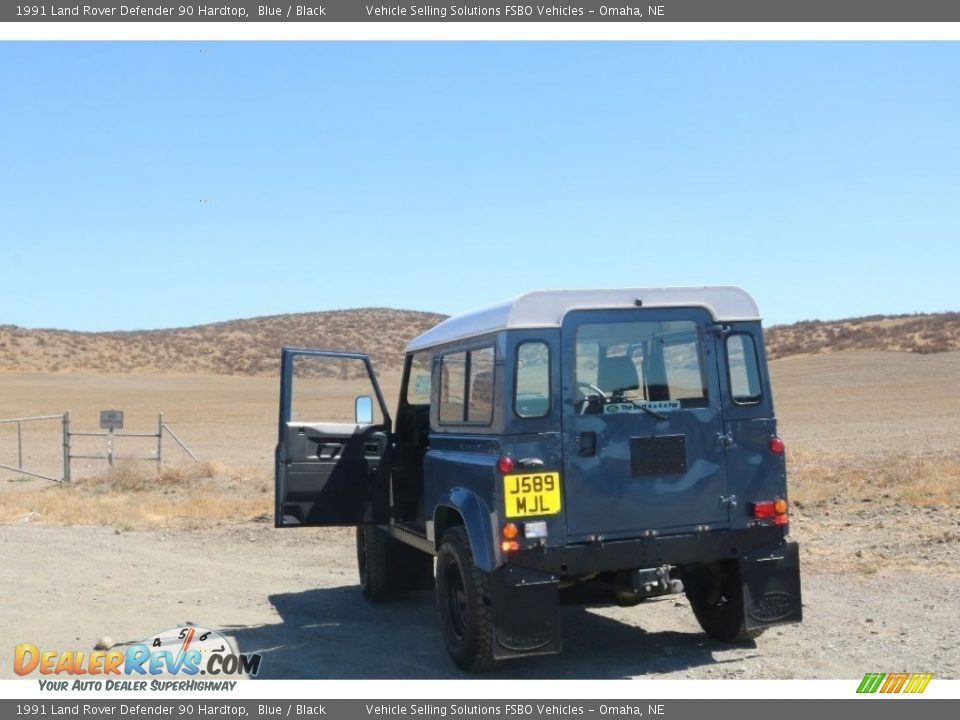 1991 Land Rover Defender 90 Hardtop Blue / Black Photo #13