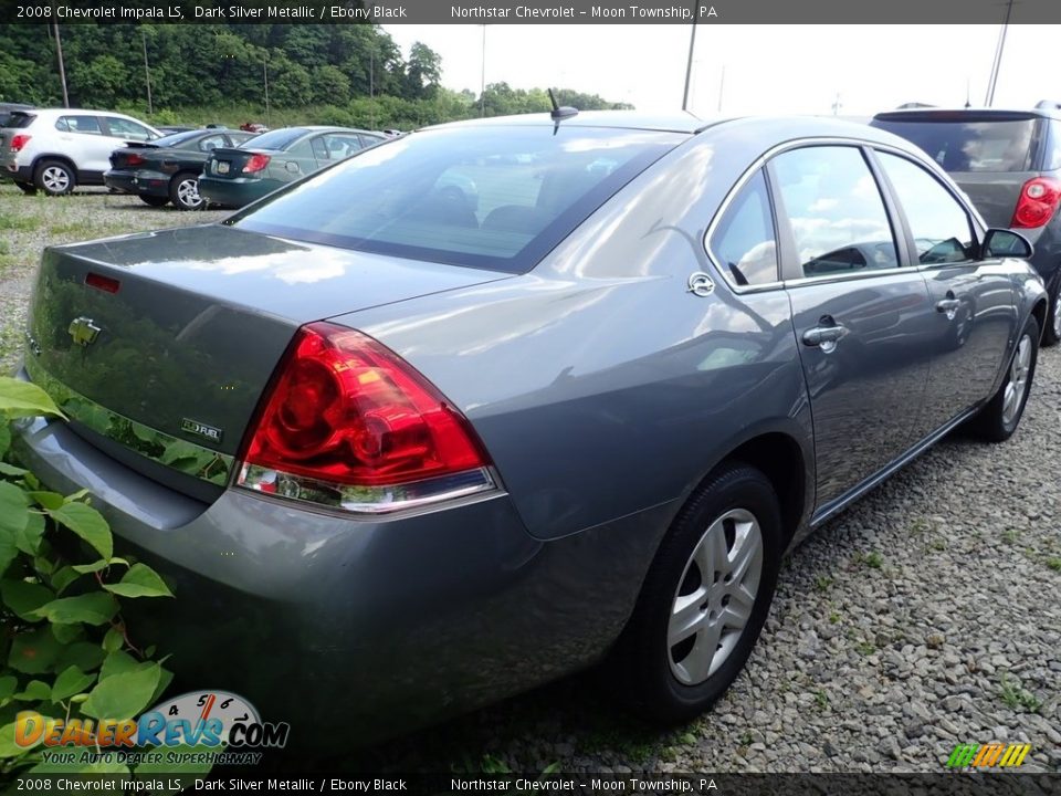 2008 Chevrolet Impala LS Dark Silver Metallic / Ebony Black Photo #4