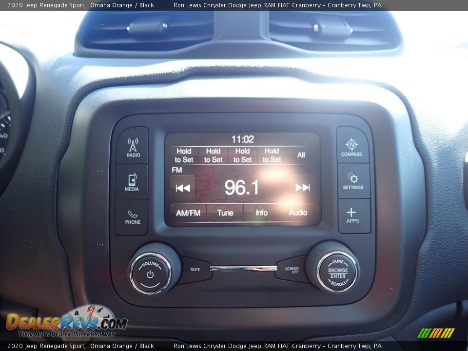 2020 Jeep Renegade Sport Omaha Orange / Black Photo #18