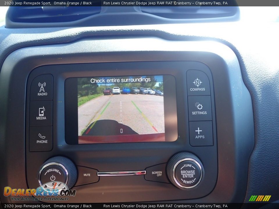 2020 Jeep Renegade Sport Omaha Orange / Black Photo #19