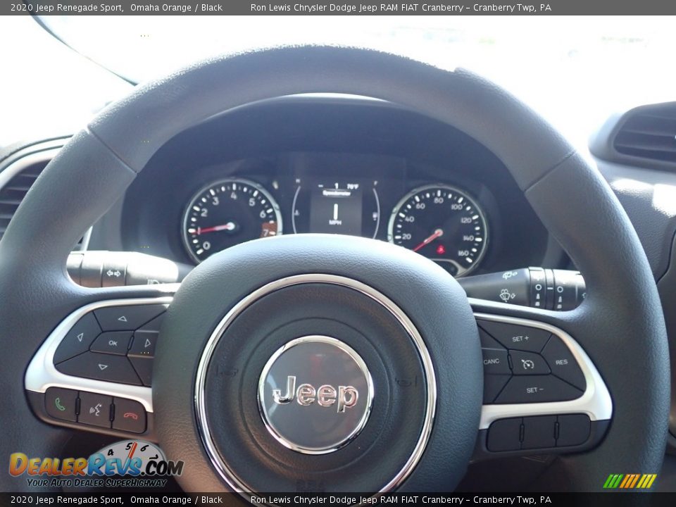 2020 Jeep Renegade Sport Omaha Orange / Black Photo #20