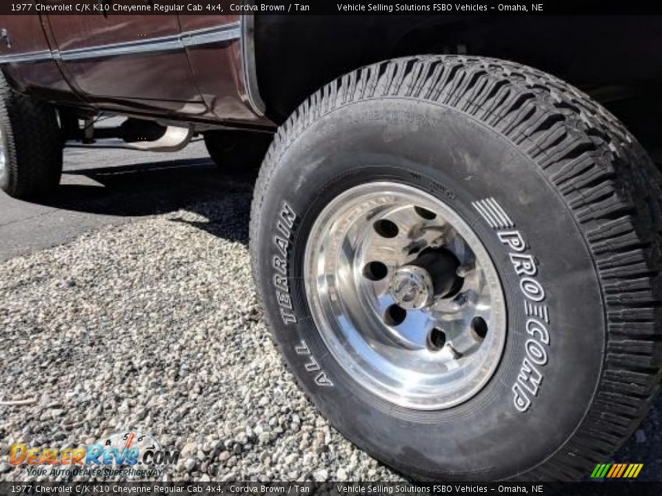 1977 Chevrolet C/K K10 Cheyenne Regular Cab 4x4 Cordva Brown / Tan Photo #19