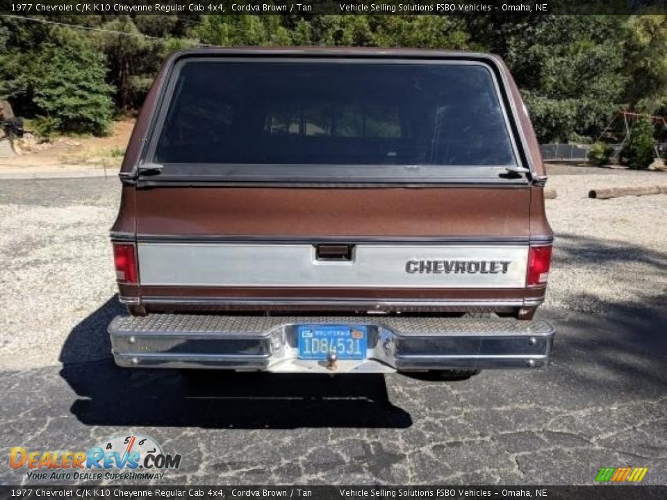 1977 Chevrolet C/K K10 Cheyenne Regular Cab 4x4 Cordva Brown / Tan Photo #26