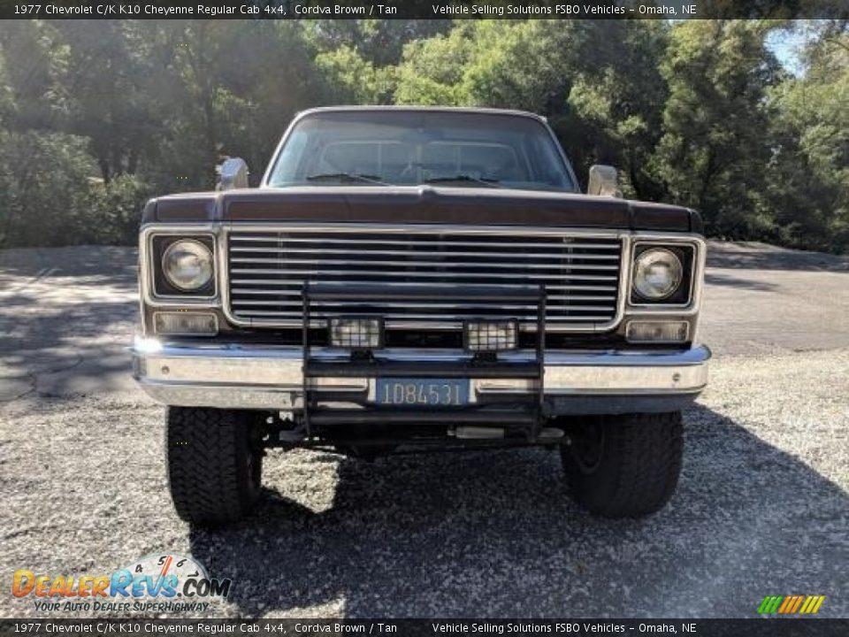 1977 Chevrolet C/K K10 Cheyenne Regular Cab 4x4 Cordva Brown / Tan Photo #30