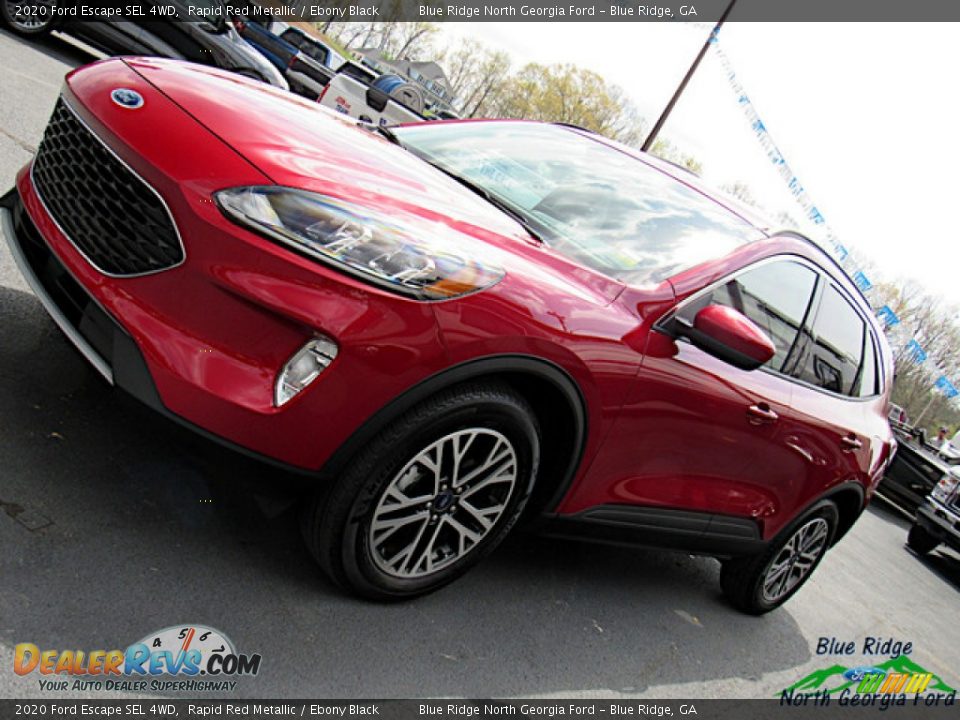2020 Ford Escape SEL 4WD Rapid Red Metallic / Ebony Black Photo #30