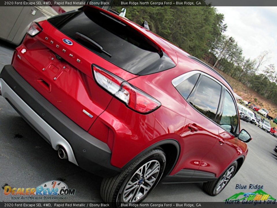 2020 Ford Escape SEL 4WD Rapid Red Metallic / Ebony Black Photo #32