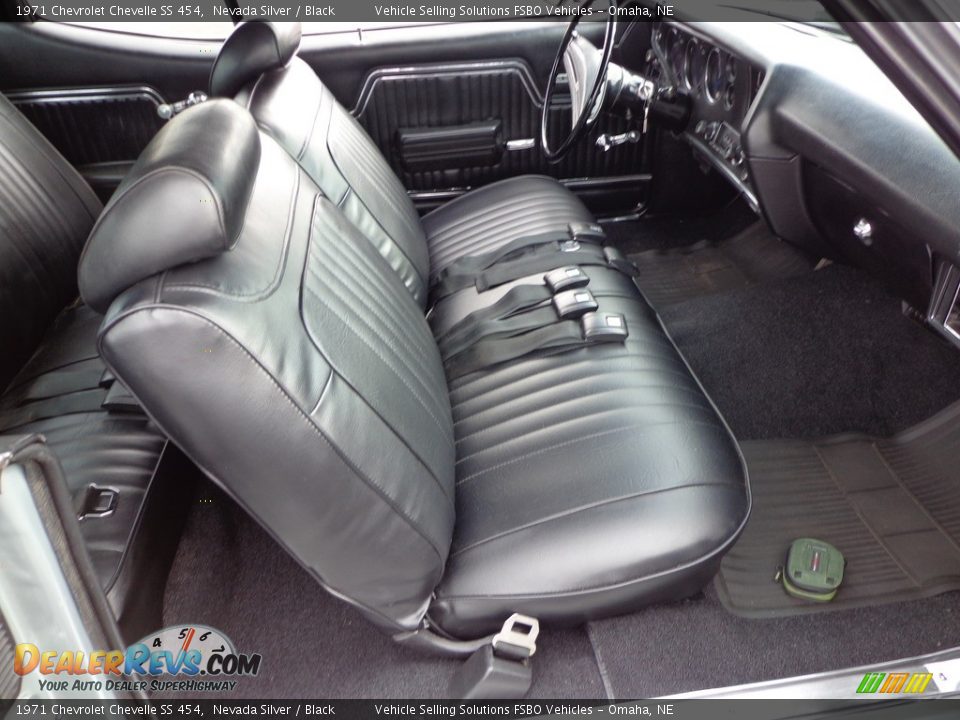 Black Interior - 1971 Chevrolet Chevelle SS 454 Photo #3