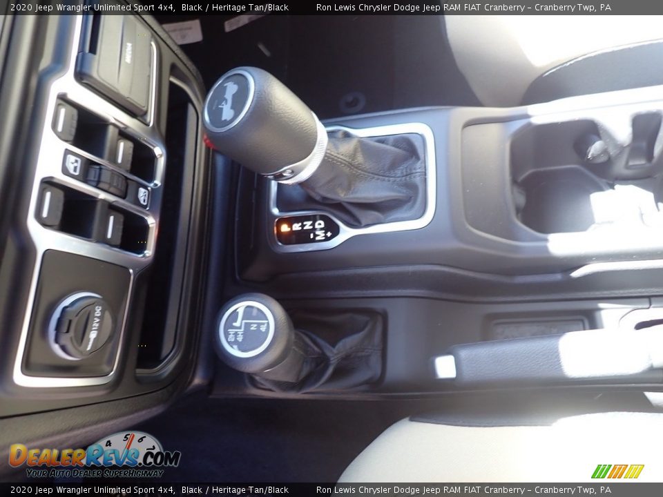 2020 Jeep Wrangler Unlimited Sport 4x4 Black / Heritage Tan/Black Photo #20