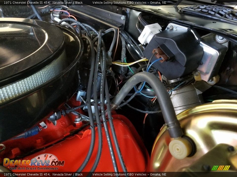 1971 Chevrolet Chevelle SS 454 Nevada Silver / Black Photo #16