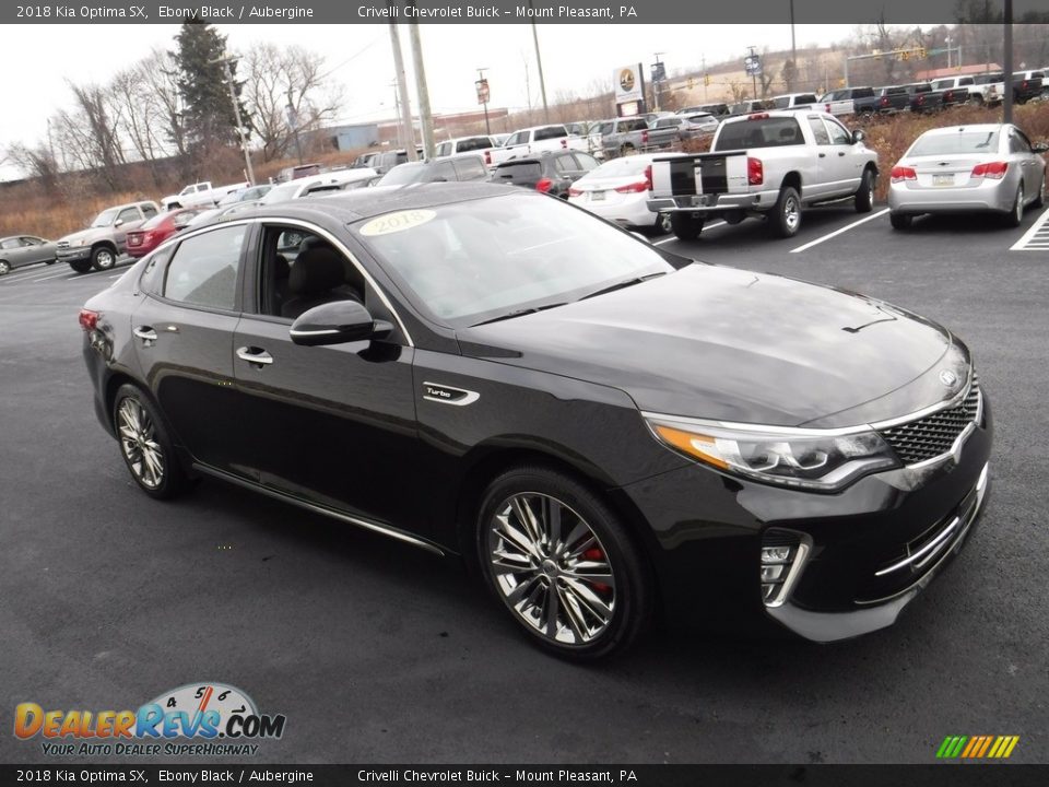 Front 3/4 View of 2018 Kia Optima SX Photo #7