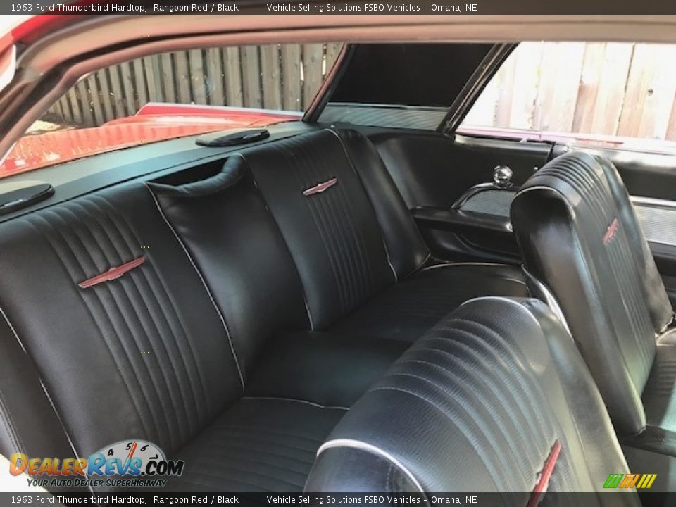 Rear Seat of 1963 Ford Thunderbird Hardtop Photo #5