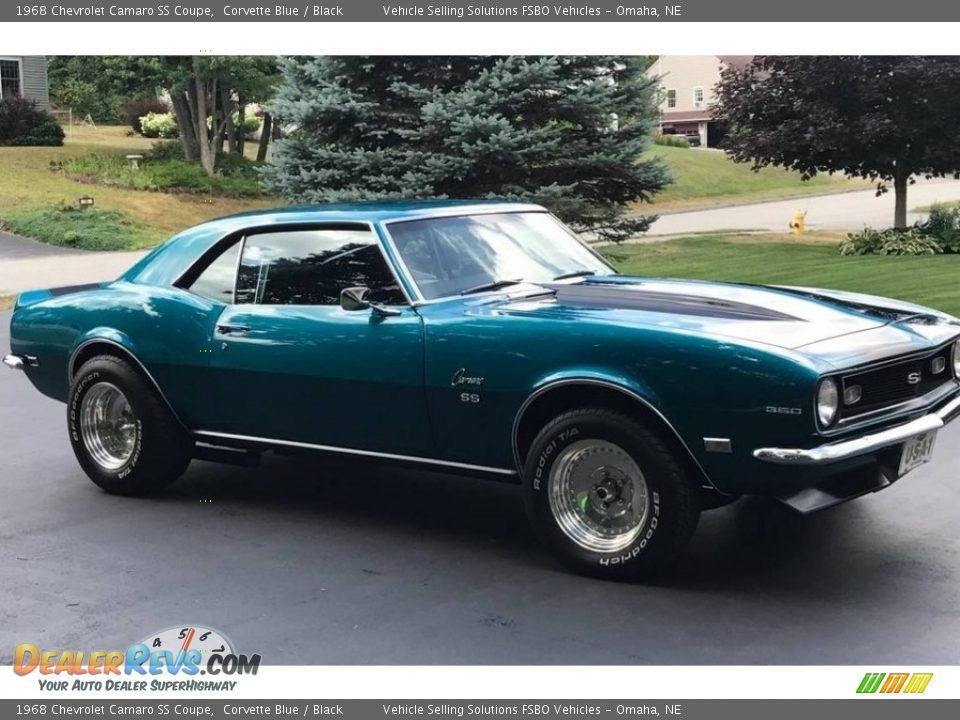 1968 Chevrolet Camaro SS Coupe Corvette Blue / Black Photo #1