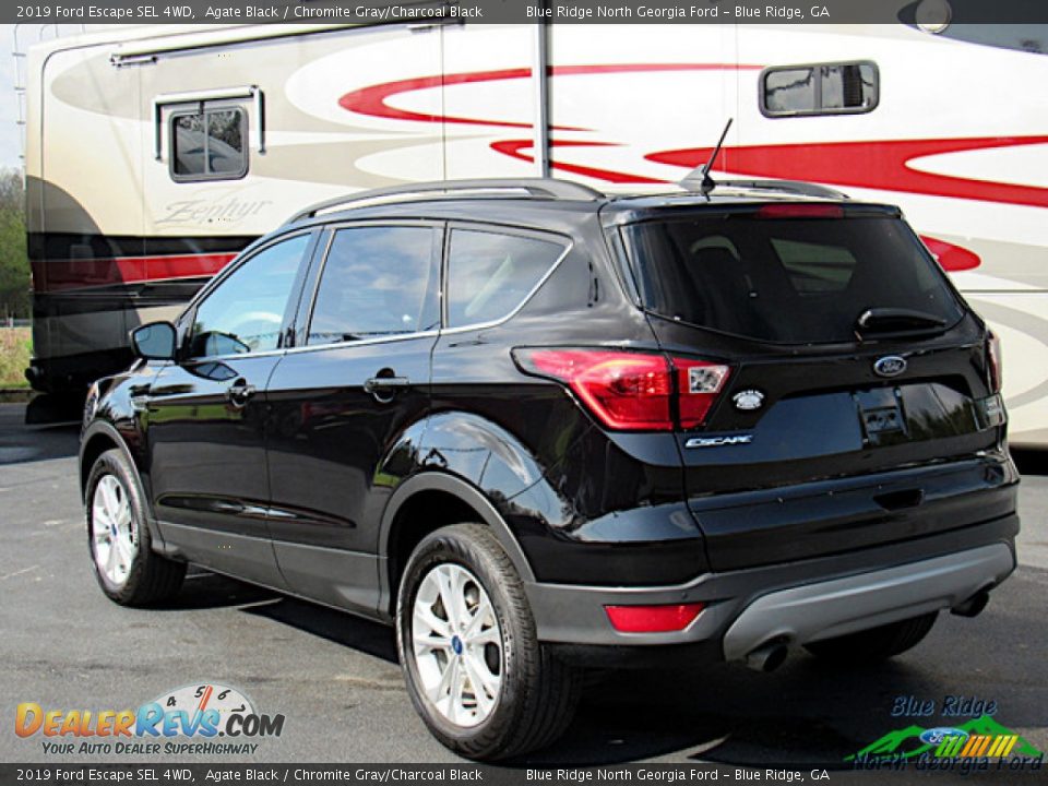 2019 Ford Escape SEL 4WD Agate Black / Chromite Gray/Charcoal Black Photo #3