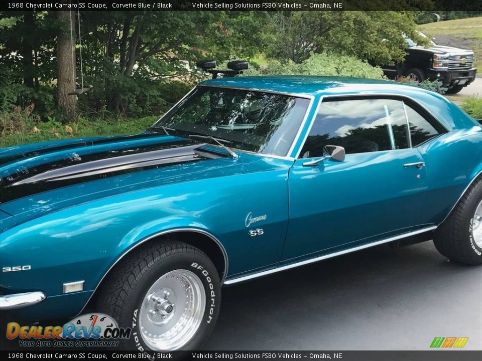 1968 Chevrolet Camaro SS Coupe Corvette Blue / Black Photo #6