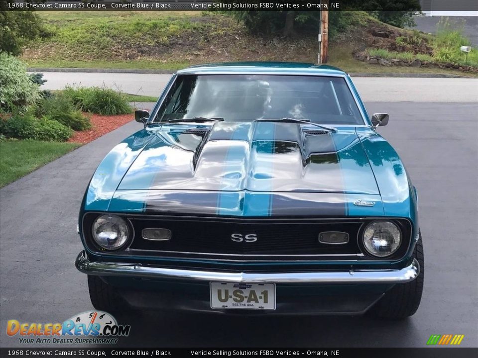 1968 Chevrolet Camaro SS Coupe Corvette Blue / Black Photo #8