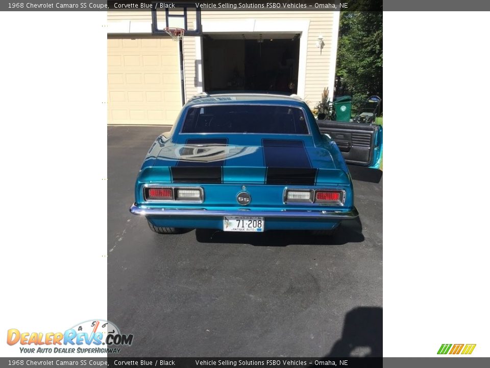 1968 Chevrolet Camaro SS Coupe Corvette Blue / Black Photo #11